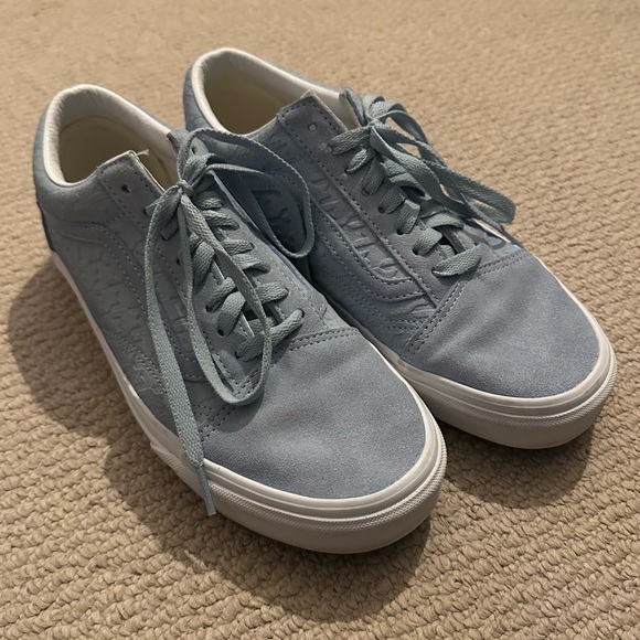 Vans Old Skool Houndstooth Embossed - Winter Sky/True White - Picture 5 of 5